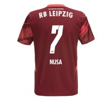 RB Leipzig Antonio Nusa #7 Koszulka Wyjazdowa 2024-25 Krótki Rękaw